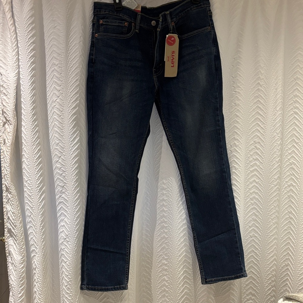 Levi's Men's Slim Jeans in Dark Blue